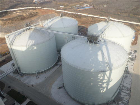 广州5000吨立式粉煤灰储存罐